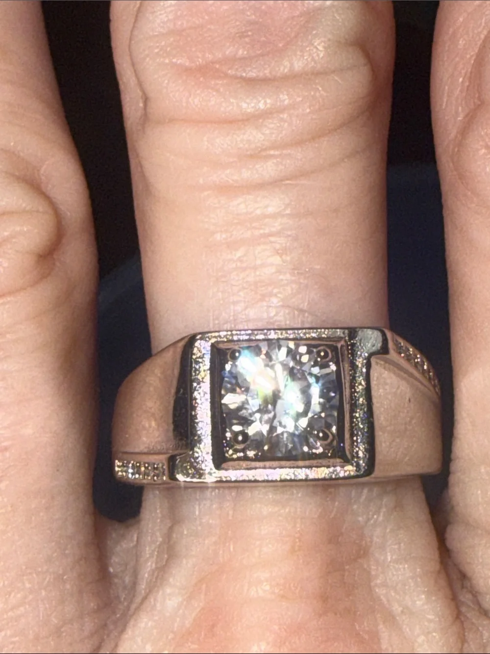 Moissanite elegant 925